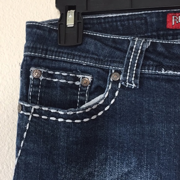 Red Rivet Jeans - Picture 4 of 8